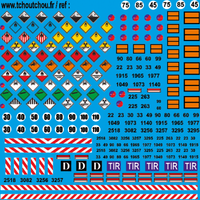 Décalcomanies - 1/43eme & 1/50eme