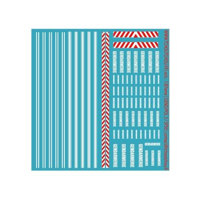 gendpol3 - gendarmerie - 1/87 - reservation
