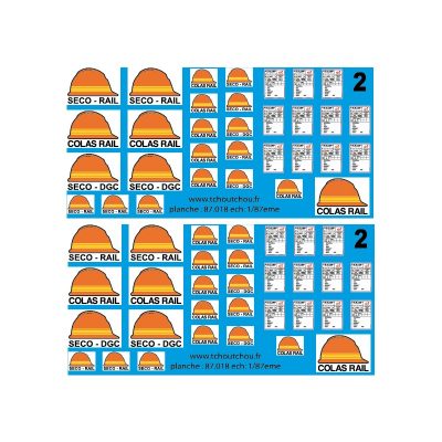 87.018 - logo seco DGC & SECO RAIL - 1/87eme - reservation