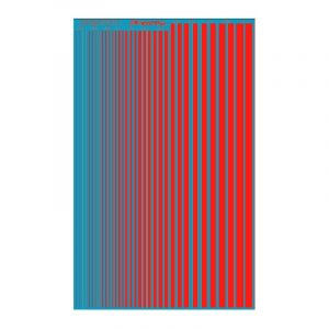 ms020 - rouge - bandes couleurs