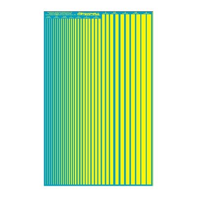 ms020 - jaunes fluo - bandes couleurs