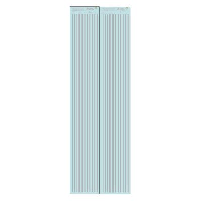 ms021- argent - Bandes couleurs 3 -