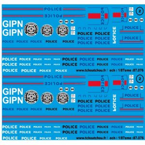 sp43.051 - POLICE 5 - 1/43eme - reservation