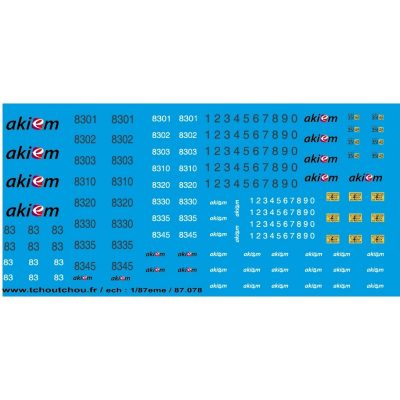 87.078 - y8000 akiem - 1/87eme - reservation