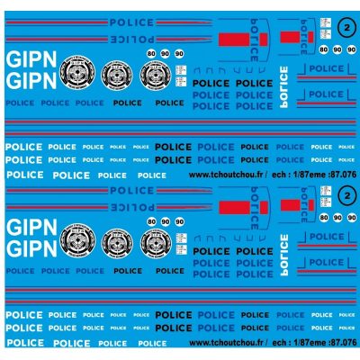 87.076 - police 2 - 1/87eme - reservation