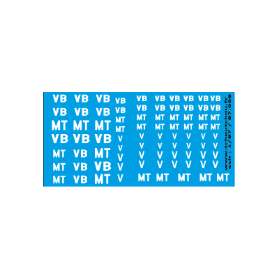 87.068 - VB, V, MT - 1/87eme -reservation