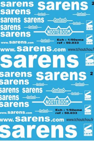 50.033 sarens ( V2) - ech : 1/50eme
