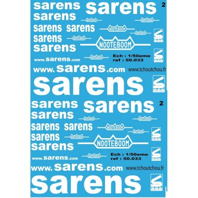 50.033 sarens ( V2) - ech : 1/50eme