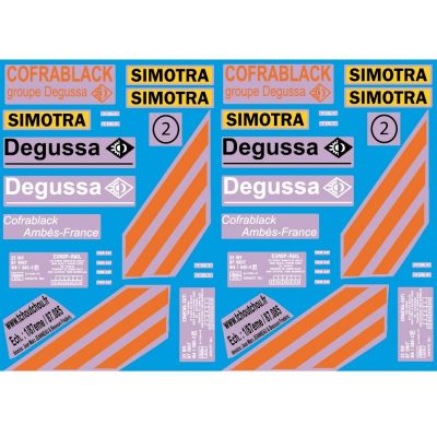 87.085 - wagon degussa + sinotra - 1/87eme Hp