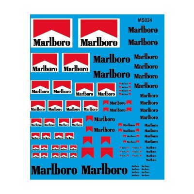 Marlboro Blanc et Rouge 1/43 1/50 1/24 1/43 1/18