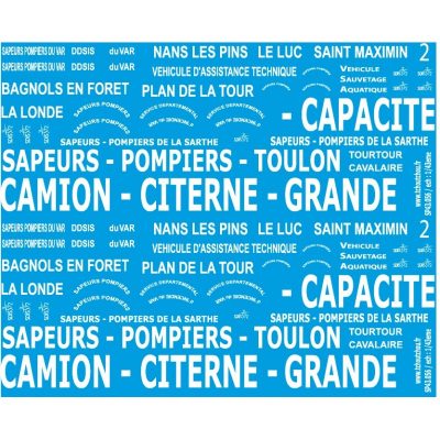 reservation - SP43.056 - pompiers - 1/43eme