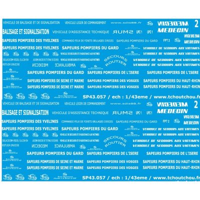 reservation - sp43.057 - pompiers - 1/43eme