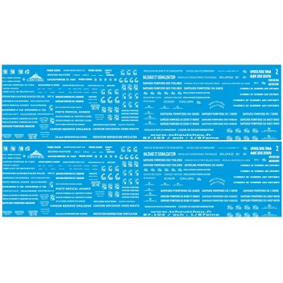 reservation- 87.103 - pompiers -1/87eme