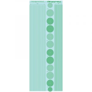 ms019 - vert: bandes et cercles de 0.25 et 0.5mm