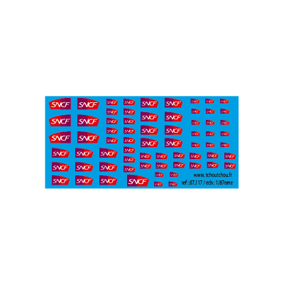 87.117 - logo sncf carmilllon -1/87eme