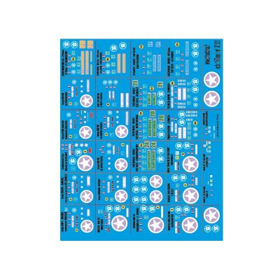 87.130 - PLANCHE DECALS 2eme DB "2" / 1/87eme - reservation