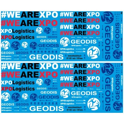 87.125 - camions geodis et XPO - 1/87eme