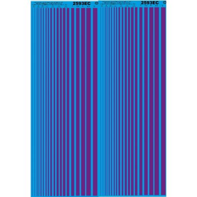Ms20 - violet pantone 2593ec - bande de couleurs -
