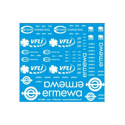 87.026 - VFLI ECR ermewa akiem - 1/87eme