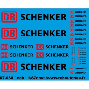 87.038 - DB schenker - 1/87eme HO