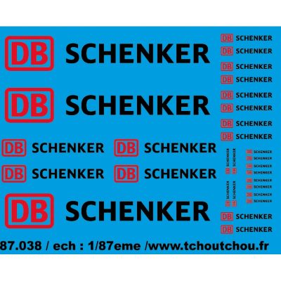 87.038 - DB schenker - 1/87eme HO