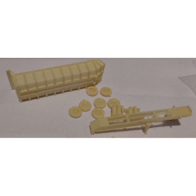 CHO060 - REMORQUE benne enrochement marrel - KIT - HO - 1/87