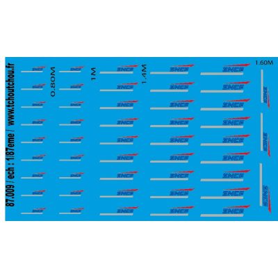 87.009 - SNCF casquettes tricolores - 1/87eme HO