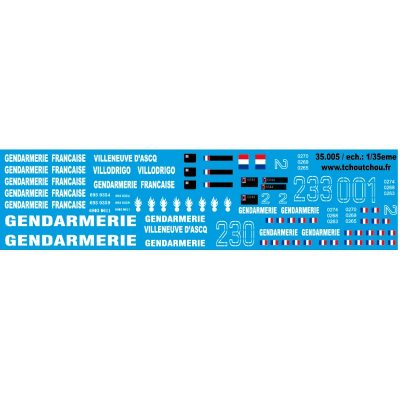 35.005 - VAB gendarmerie - 1/35eme