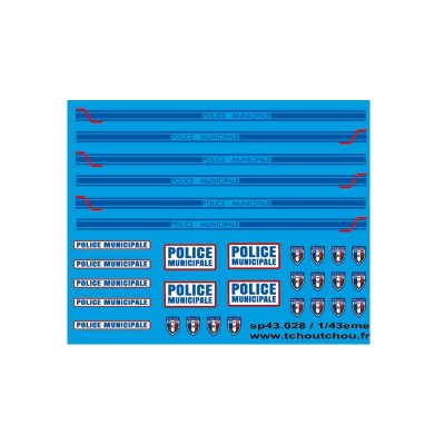 sp43.028 - Police municipal - 1/43eme