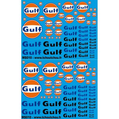 MS010 - GULF 1/87 1/50 1/43eme