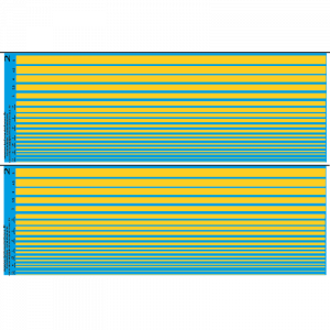 ms020 - JAUNE - bandes couleurs qualivré
