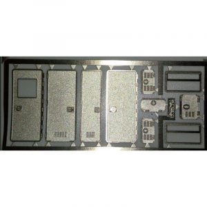 2PHD067 - porte + vitrage + divers pour cellule pompier 1/87eme HO