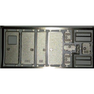 2PHD067 - porte + vitrage + divers pour cellule pompier 1/87eme HO