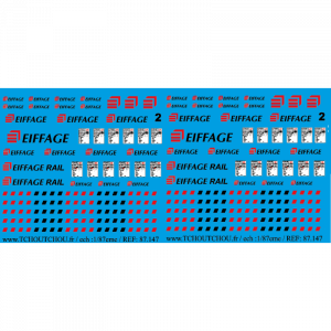87.147 - eiffage RAIL 1/87eme Ho