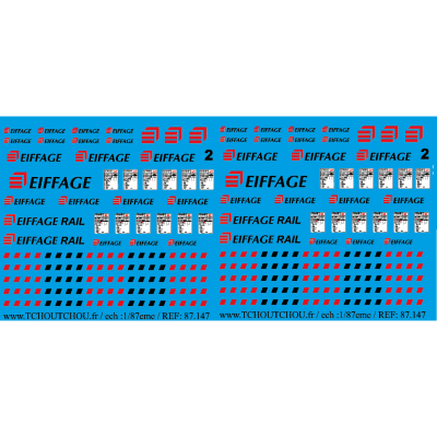 87.147 - eiffage RAIL 1/87eme Ho