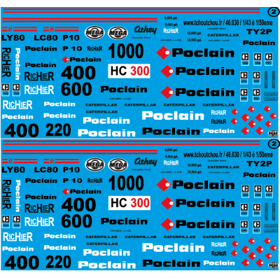 46.030 poclain 1/50eme