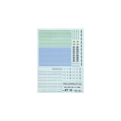 carp87.12 - DECORATIONS "EAD PAYS DE LOIRE" (FOR JOUEF BASE) - 1/87eme