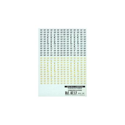 carp87.17 plaques d’immatriculations française - 1/87eme