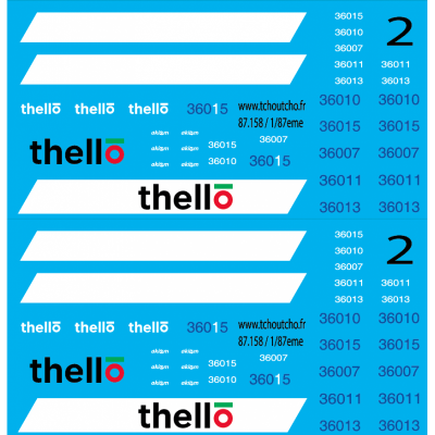 87.158 - BB36000 Thello 1/87eme HO