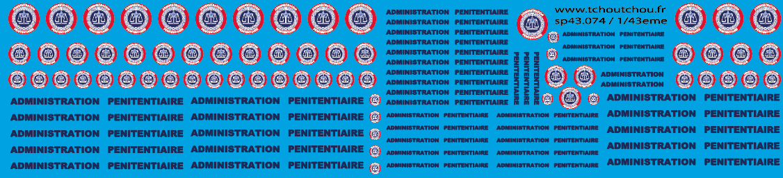 SP43.074 - Administration pénitentiaire - 1/43eme
